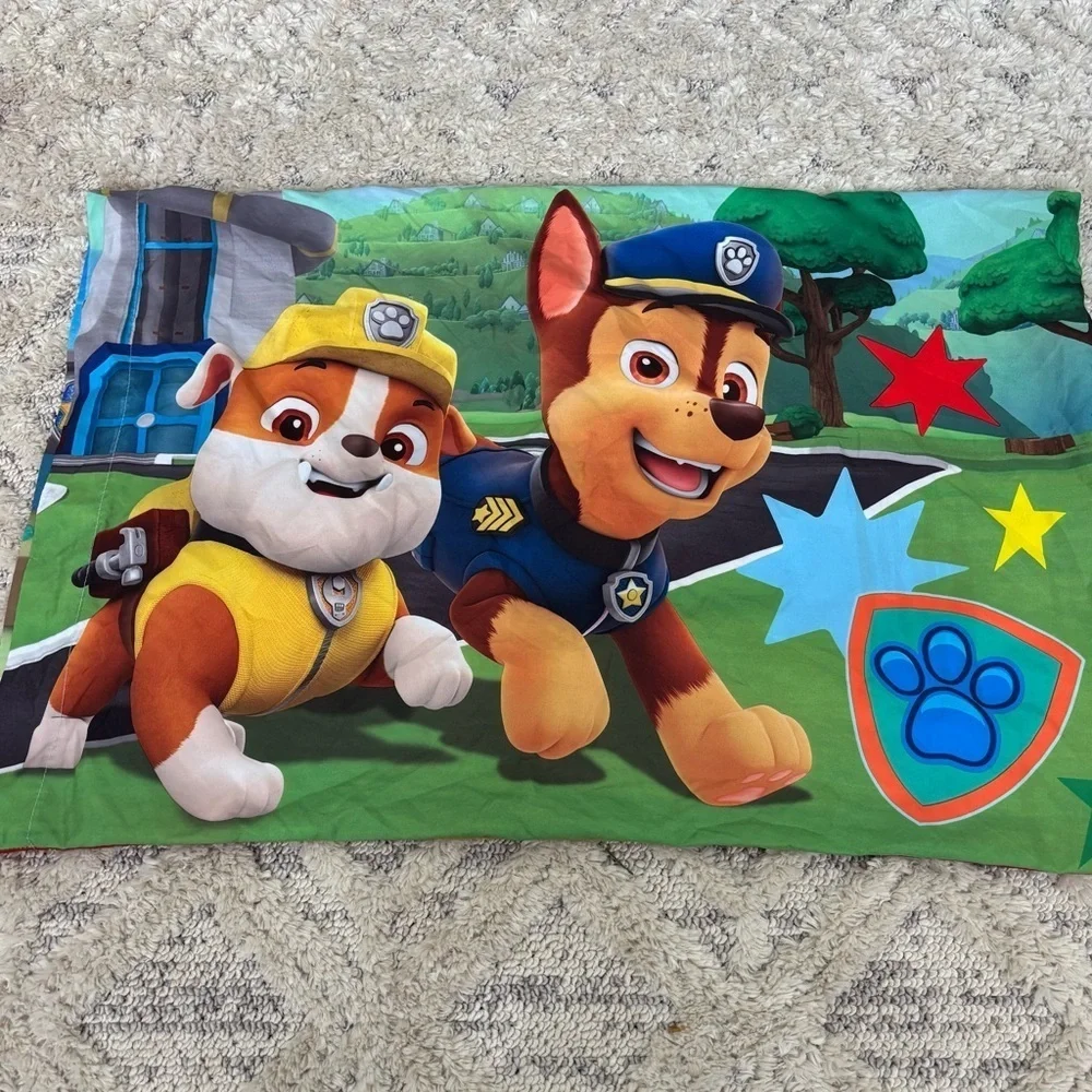 Standard size Paw Patrol Pillow case- Marshall and his friends!